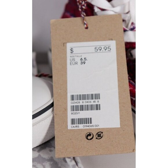 Isabel Marant H&M Women's Size US 6.5 EUR 39 Red High Top Sneakers Lace Up NWT - Picture 6 of 12